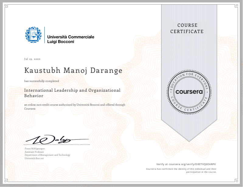 Certification 4